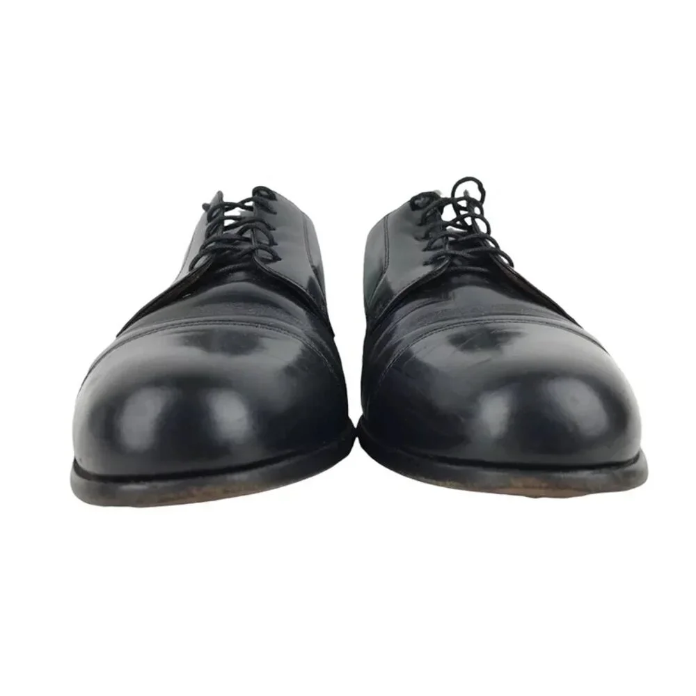 Bostonian Mens Classics 20390 Black Leather Lace Up Oxford Dress Shoes Size 10 M